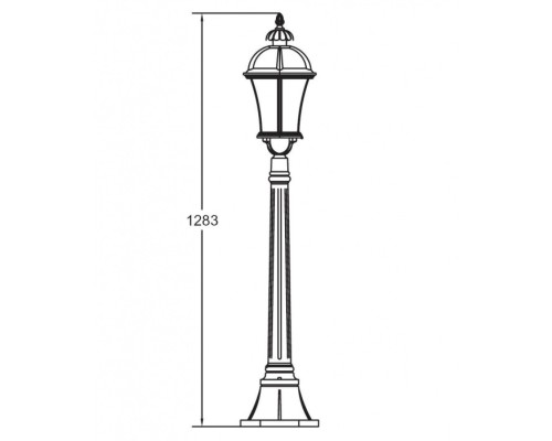 Наземный фонарь  95207L Bl Oasis Light