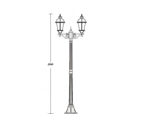 Наземный фонарь  95208LA Gb Oasis Light