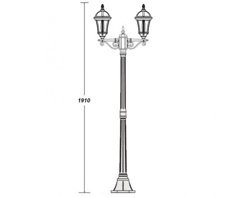 Наземный фонарь  95208SA Gb Oasis Light