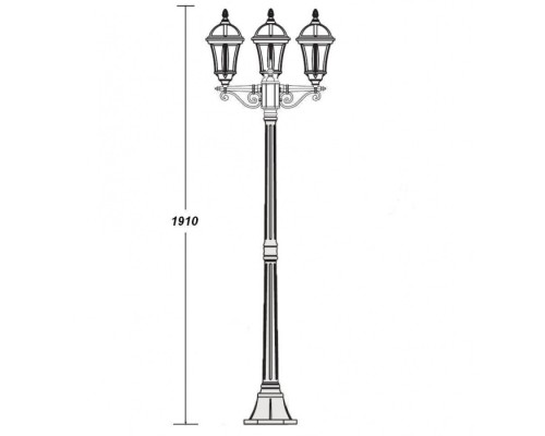Наземный фонарь  95208SB Gb Oasis Light