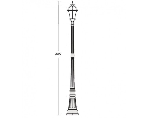 Наземный фонарь  95209L Bl Oasis Light