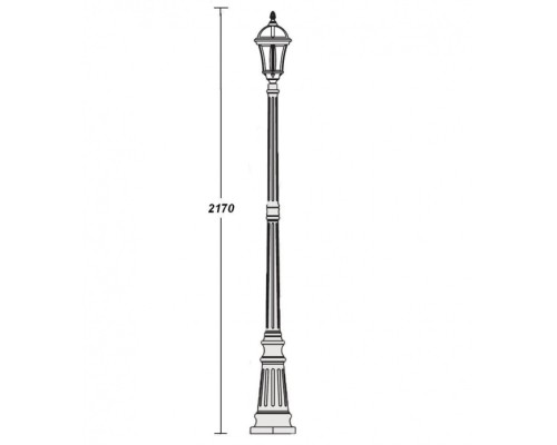 Наземный фонарь  95209S Gb Oasis Light