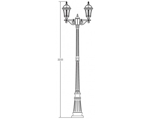 Наземный фонарь  95209SA Bl Oasis Light