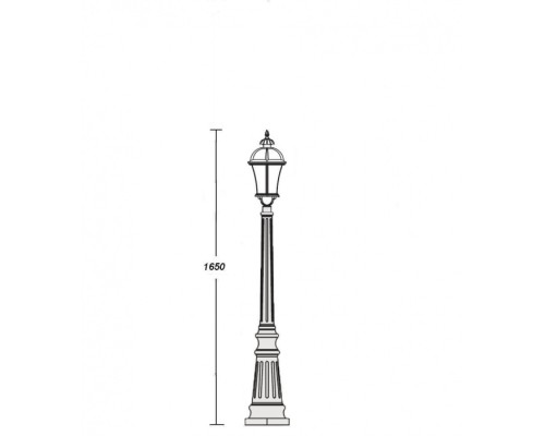 Наземный фонарь  95211L Bl Oasis Light
