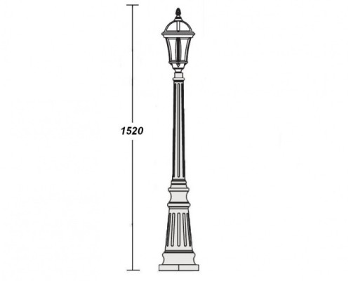 Наземный фонарь  95211S Gb Oasis Light