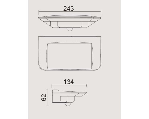 Настенный светильник уличный  P9014 S Oasis Light