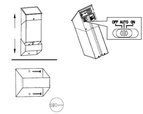 Настенный светильник уличный SOLAR ST9079 SS Oasis Light