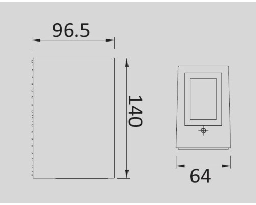 Архитектурная подсветка  W1862-B1 Gr Oasis Light