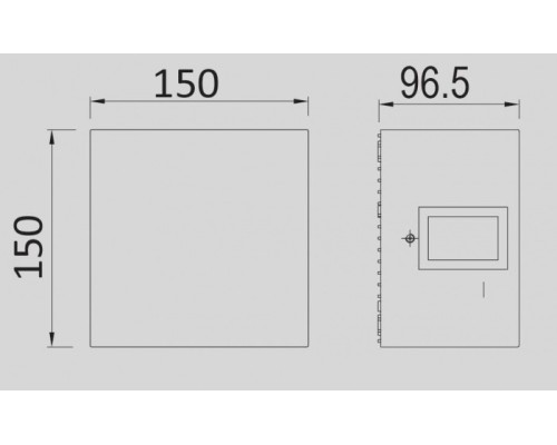 Архитектурная подсветка  W1863-B1 Gr Oasis Light