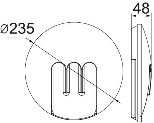 Архитектурная подсветка SIDNEY LED W1871 CB Oasis Light