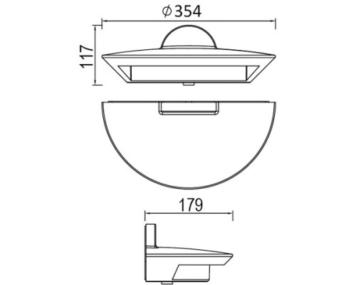 Архитектурная подсветка SIDNEY W1880L Gr Oasis Light