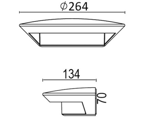 Архитектурная подсветка SIDNEY W1880S CB Oasis Light