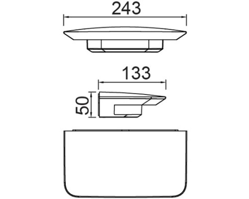 Архитектурная подсветка SIDNEY W1881S Gr Oasis Light