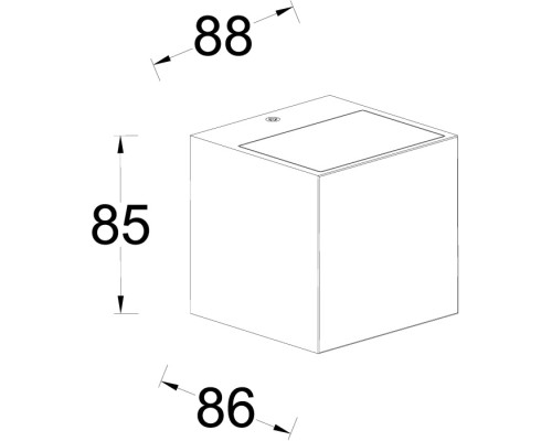 Архитектурная подсветка TUBE LED W1891 SS Gr Oasis Light