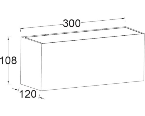 Архитектурная подсветка TUBE LED W1891L-4K Gr Oasis Light