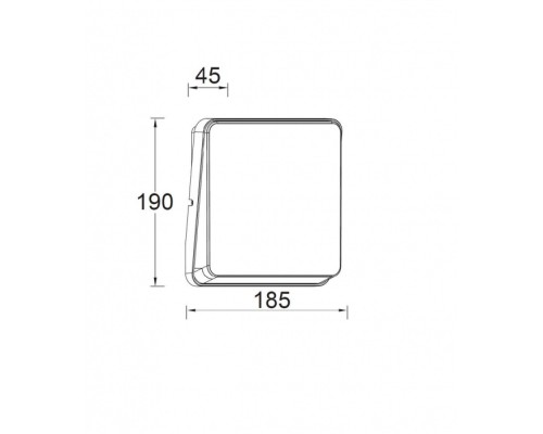 Настенный светильник уличный SIDNEY LED W1894-3K S Oasis Light