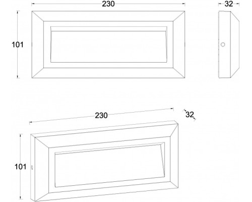 Настенный светильник уличный Встраиваемые светильники c LED W1916 Gr Oasis Light