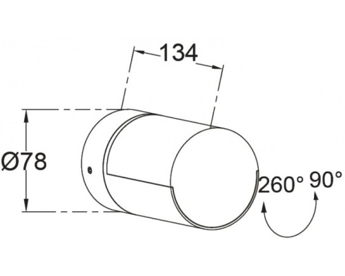 Архитектурная подсветка BRISBANE LED W1981-1 Gr Oasis Light