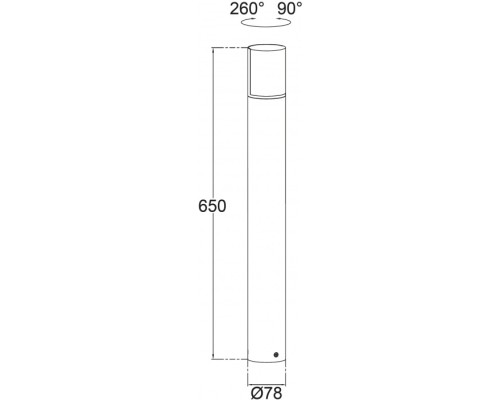 Наземный фонарь BRISBANE LED W1981-650 Gr Oasis Light