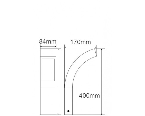 Наземный светильник  W2144-400 S Oasis Light