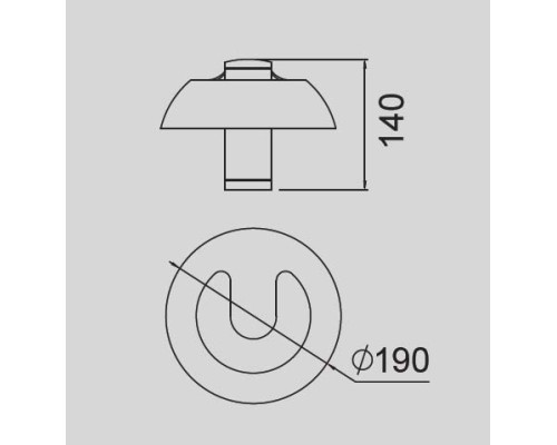 Настенный светильник уличный  W2253S Gr Oasis Light