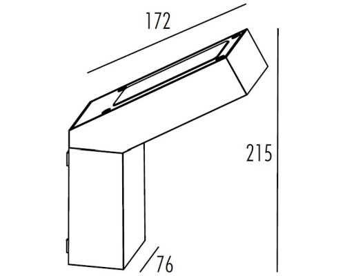 Архитектурная подсветка TUBE LED W2999 Bl Oasis Light