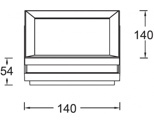 Настенный светильник уличный SIDNEY LED W3342 Gr Oasis Light