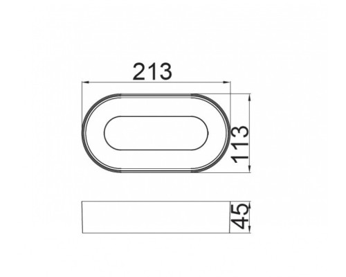 Настенный светильник уличный  W3491S-3K S Oasis Light