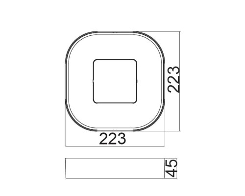 Настенный светильник уличный  W3501L-3K S Oasis Light