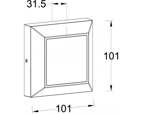 Настенный светильник уличный Встраиваемые светильники c LED W4021 R Oasis Light