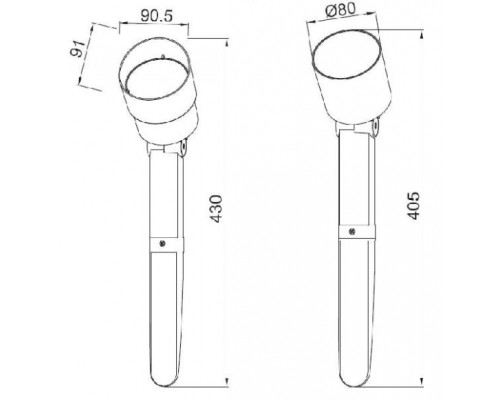 Грунтовый светильник HAMBURG W6092-SP-3K Gr Oasis Light