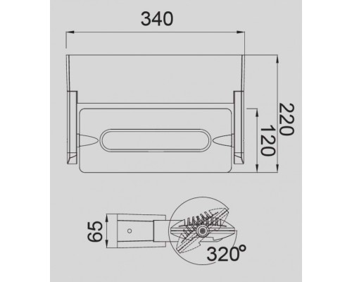 Архитектурная подсветка  W6144-1 S Oasis Light