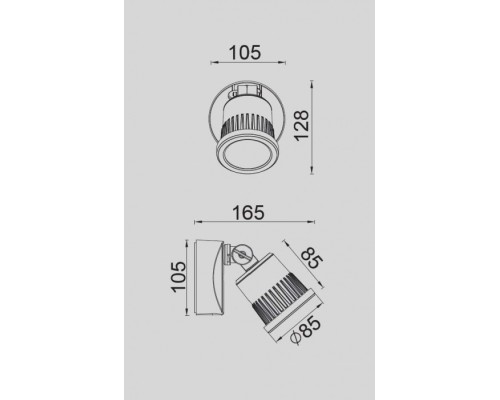 Прожектор уличный  W6157 Gr Oasis Light