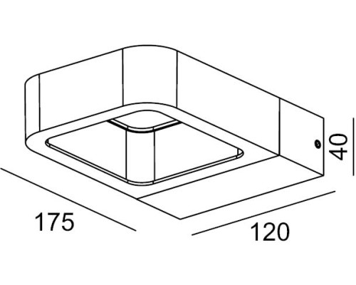 Архитектурная подсветка BRISBANE LED W61865 Gr Oasis Light