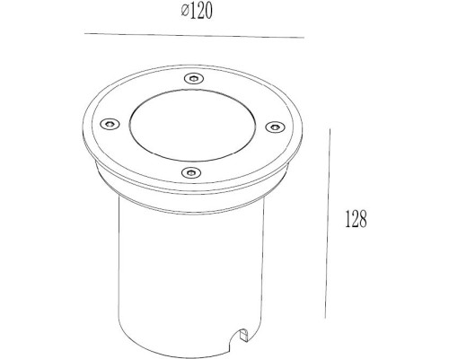 Встраиваемый светильник уличный ВСТРАИВАЕМЫЕ СВЕТИЛЬНИКИ W77253 SS Oasis Light