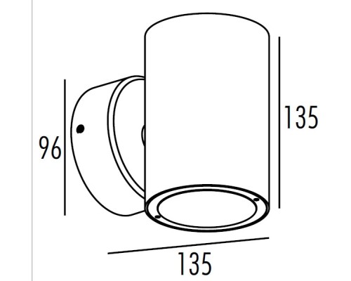 Архитектурная подсветка TUBE LED W78108-Cob-3K Bl Oasis Light