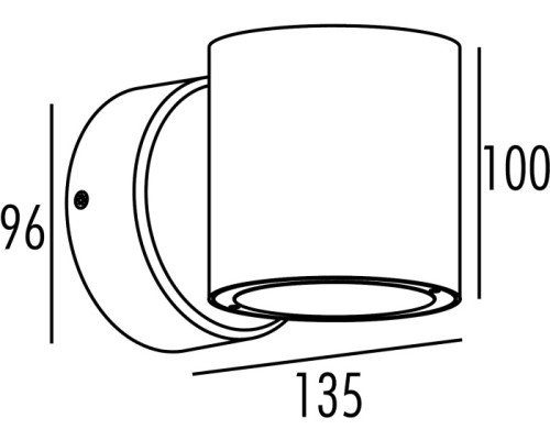 Архитектурная подсветка TUBE LED W78109-Cob-3K Bl Oasis Light