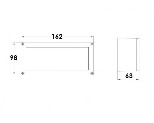 Встраиваемый светильник уличный  W91488 S Oasis Light