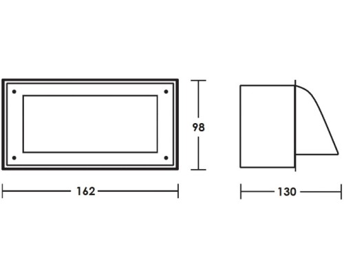Встраиваемый светильник уличный CORSICA LED W91494 Gb Oasis Light
