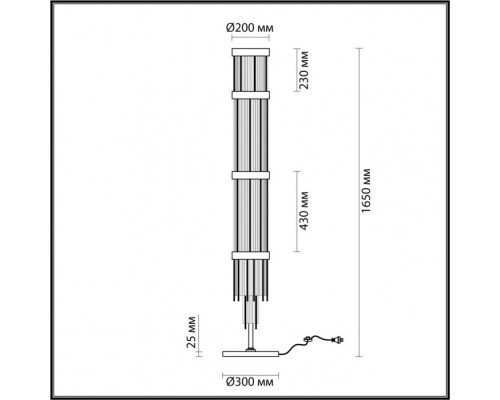 Торшер York 4788/12F Odeon Light