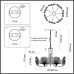Потолочная люстра Ventaglio 4870/7 Odeon Light