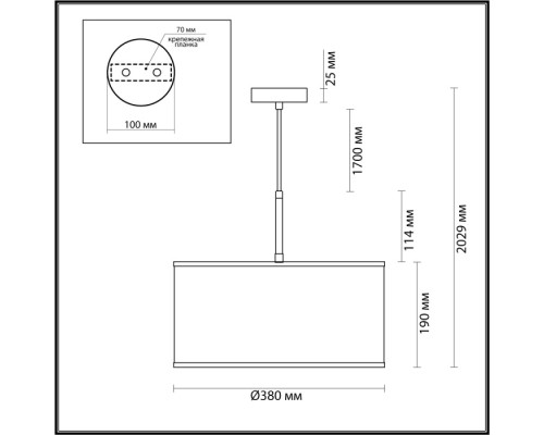 Подвесной светильник Bergi 5064/1 Odeon Light