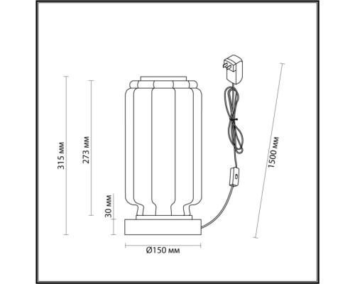 Интерьерная настольная лампа Jam 5408/10TL Odeon Light