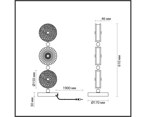 Интерьерная настольная лампа Caramella 5416/13TL Odeon Light