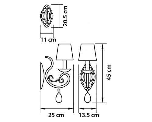 Бра RICERCO 693614 Osgona