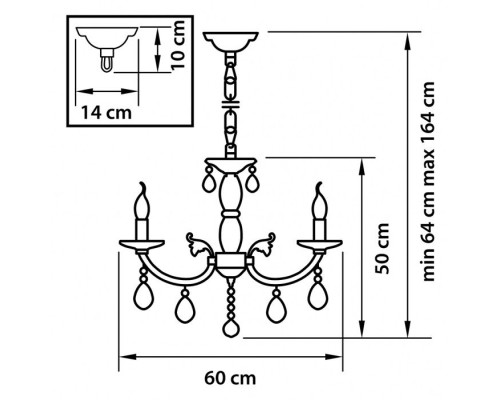 Подвесная люстра STREGARO 694061 Osgona