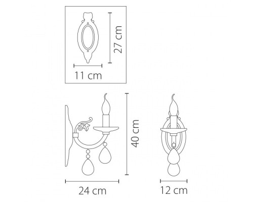 Бра STREGARO 694614 Osgona