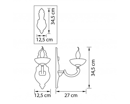 Бра Barcato 697612 Osgona