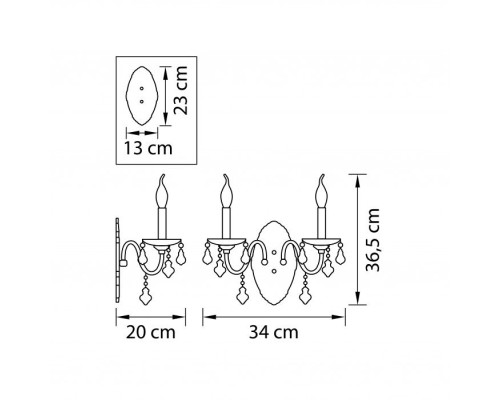 Бра Classic 700624 Osgona