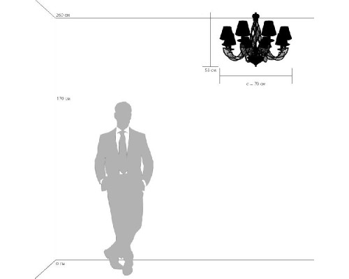 Подвесная люстра ALVEARE 702102 Osgona